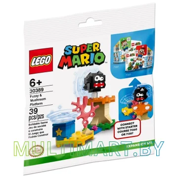 Конструктор LEGO Super Mario 30389 Лохматик и гриб-платформа